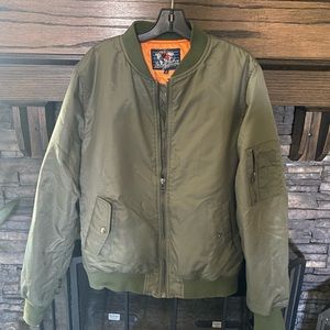 Neo Wows Bomber Jacket Green Size Small Men’s